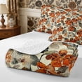 thumbnail image 4 of Manfei Botanical Flower Bed Spread Queen 3pcs,Spring Garden Queen Coverlet Set,1 Quilt and 2 Pillowcases, 4 of 7