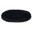 thumbnail image 5 of Soho Luxurious Faux Sheepskin Oval Shape Black Shag Area Rug, 5 of 5