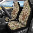 thumbnail image 2 of HUISEFOR 4 Pcs Deer Camo Bow Car Seat Cover Set Elastic Breathable Soft, Anti Slip, All‑Season Protection, Front and Back Seat Covers Protectors, Fits for Vehicle Cars SUV, 2 of 6