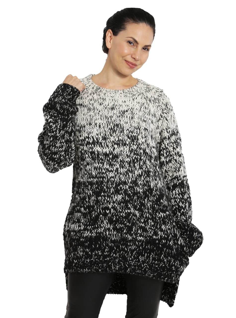 Inca Fashions - Kourtney Ombre Alpaca Wool Luxury Sweater for Women ...