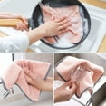 thumbnail image 4 of Home Coral Velvet Towels For Kitchen Absorbent Thicker Wipe Wash Table Towel, 4 of 7