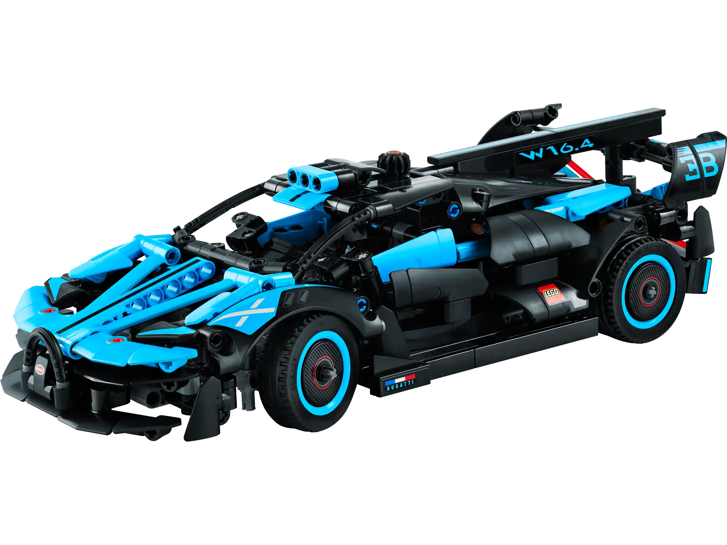 Lego Technic Bugatti Bolide Agile Blue Race Car Model with Motorsports Parts Walmart