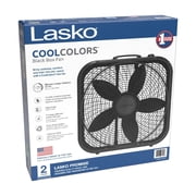 Lasko Cool Colors 20 3-Speed Weather-Resistant Motor Box Fan B20301