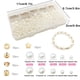 thumbnail image 3 of Injueey 720Pcs Flat Back Pearl Different Sizes Fashionable Phone Shoes Making Crafts Nail Handbags Half Exquisite Beads Flatback Bead Type2 NO2, 3 of 6
