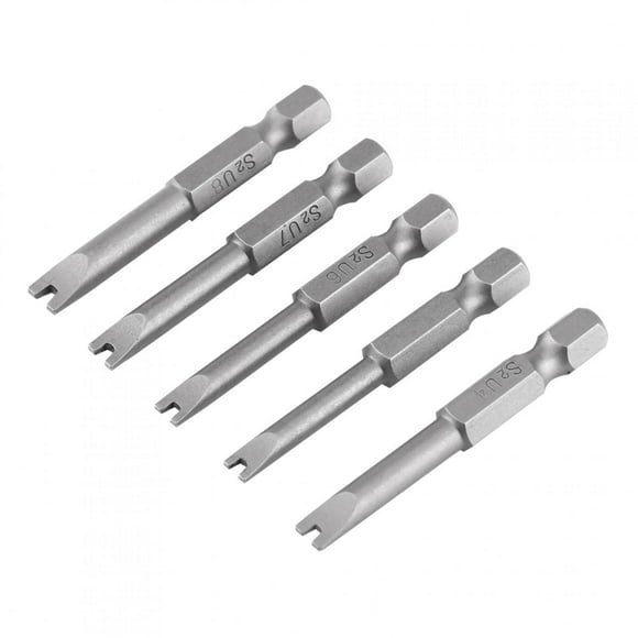 Hex Shank U-shaped Magnatic Screwdriver Bits Set, Head Screw Driver Bit Set U-shaped Screwdriver Bit 1/4 Hex Bits S2 Bits 50mm U-shaped Bits Screwdriver Bit Set , Shank Security