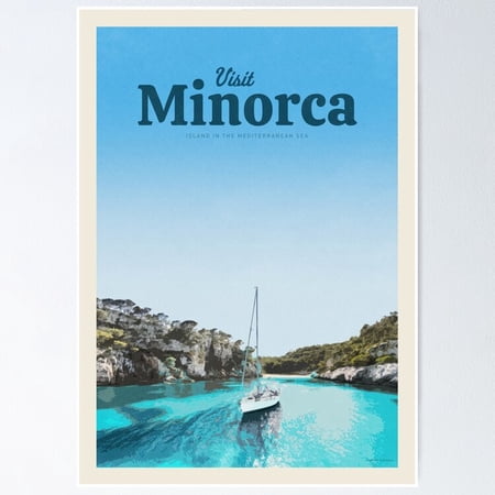 Poster Visit Minorca Wall Art, Unframed Prints For Home Or Office, Perfect Gift For Everyone, 24x36
