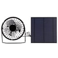 thumbnail image 1 of Panel solar y ventilador de refrigeración de 5 W para invernadero, casa de perro y autocaravana, 1 of 9