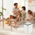 thumbnail image 1 of Hbdhejl Dustbin With Lid 13 Litre Dustbin With Gland Lid Dustbin Plastic Dustbin Bathroom Dustbin Kitchen Bedroom, 1 of 3