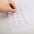 thumbnail image 2 of Designice 4 Pcs Jewelry Organizers and Storage,Removable Dividers Bead Organizer, Clear Plastic Storage Bins for Small Parts, 2 of 5
