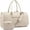 Antiquewhite, variant on Travel Duffle Bag, Weekender Bag for Women with Toiletry Bag, Carry on Overnight Bag with Shoe Compartment, Gym Duffel Bag with Wet Pocket, Mommy Hospital Bags for Labor and Delivery