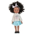 thumbnail image 4 of Xqxayjr under $5 6Pcs BabyDoll, 10 Inch BlackBabyDoll, Curly Hair Vinyl Realistic Doll, African AmericanToyforGirls,ChildrenAge 3 4 5 6 Gift, 4 of 9