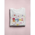 thumbnail image 3 of Colorful Name "reyna". Sweatshirt Women -Image by Shutterstock, Female Medium, 3 of 4