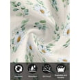 thumbnail image 7 of Daisy Cloth Napkins Set of 6 Reusable Dinner Napkins, Spring Flowers Eucalyptus Leaves Botanical Beige Cocktail Napkin Washable Table Napkins for Wedding/Holiday Party/Baby Shower 20"x20", 7 of 7