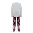 thumbnail image 5 of 2023 Ensembles de Pyjamas de Noël Assortis Imprimé Hommes Velours Shorts de Pyjama de Noël, 5 of 5