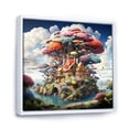 thumbnail image 2 of Designart "The Wishing Tree House Dreams in Nature II" Vangogh Floater Framed Canvas Print, 2 of 7
