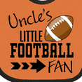 thumbnail image 4 of Inktastic Uncle's Little Football Fan Boys or Girls Baby Bib, 4 of 4