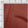 thumbnail image 2 of oneOone Viscose Chiffon Maroon Fabric Stars Quilting Supplies Print Sewing Fabric By The Yard 42 Inch Wide, 2 of 5