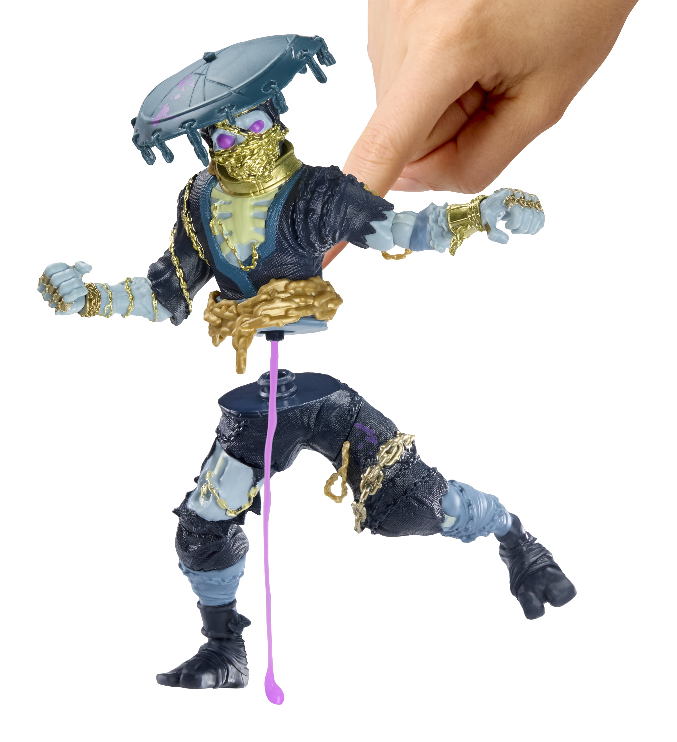 Ninjombie Action Figure - Shadow Scorpion, Boys Action Ninja Zombie Slime Monster Action Figure, Ages 6 +