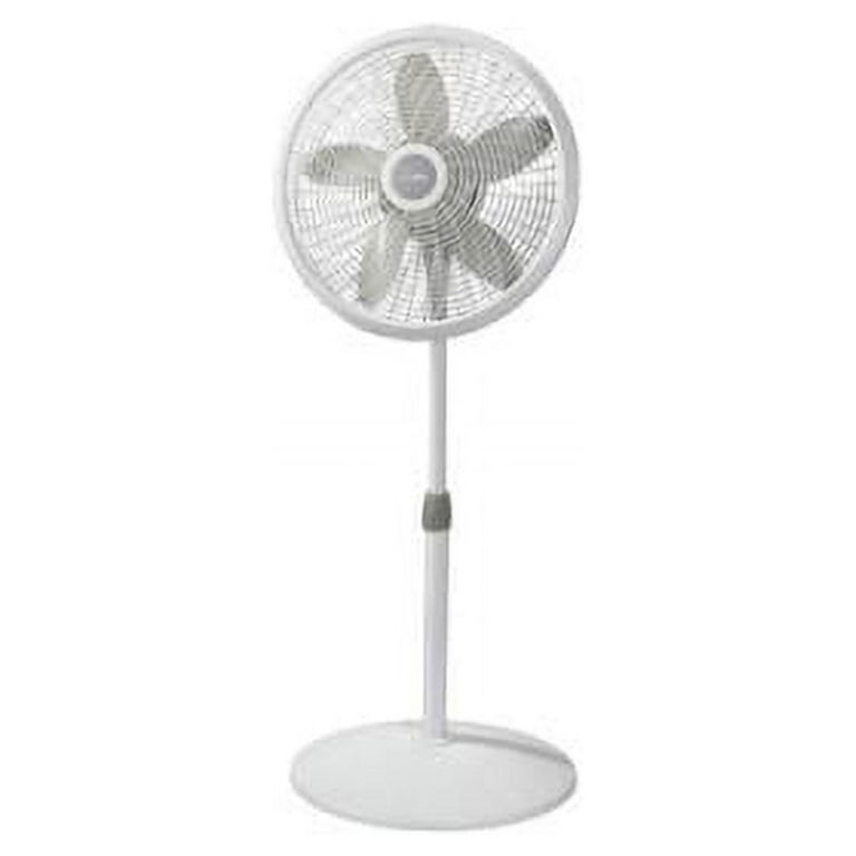 18 Adjustable Cyclone Pedestal Fan 3-Speeds, White - Walmart.com