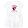 thumbnail image 3 of Inktastic Soccer Princess Girls Toddler Dress, 3 of 5