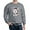 Graphite Gray, variant on CafePress - Santas Westie Helper Sweatshirt - Crew Neck Sweatshirt