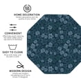 thumbnail image 3 of Yiaed Rose Flowers Print Leather Coasters for Drinks - Cup Coasters Coffee Table Kitchen Table Bar, Home & Office Gifts Handmade Drink Coasters-Octagon, 3 of 6