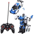 thumbnail image 1 of Transformer 2 en 1 Rc Car Driving Sports Cars Driving Transformation Robot Models, 1 of 4