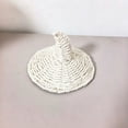 thumbnail image 4 of PoyoKee Halloween Decor Witch Hat, 1pc Mini White Magic Witch Hat Room Decor, Hand Woven Cute Stuff for Dollhouses Fairys Garden Halloween Decorations, 4 of 9