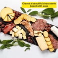 thumbnail image 5 of Tasty Natural Slate Cheese Board and Charcuterie Board Tray with Chalk, 18" x 7", 5 of 10