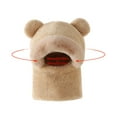 thumbnail image 2 of HNMKIU Winter Cartoon Bear Ear Thickened Pullover Hat and Scarf Set for Adults Windproof Cold Weather Outdoor Activities GY1,One Size, 2 of 4