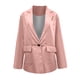 thumbnail image 4 of Blazer Chaquetas para Mujer Casual Manga Larga Sólido Turndown Collar Botones Moda Abrigo Odeerbi ODB-5, 4 of 6