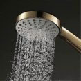 thumbnail image 3 of Handheld Shower Head High Pressure 5 Functions Shower Head Water Saving Hand Shower Head Abs Brushed Gold Rain Hand Held Shower Head With Silicone Wat, 3 of 5