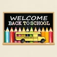 thumbnail image 3 of CafePress - WELCOME BACK TO SCHOOL BUS T Shirt - Men's Classic Graphic T-Shirt, 3 of 4