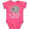 thumbnail image 3 of Inktastic My Auntie Loves Me Niece Boys or Girls Baby Bodysuit, 3 of 5