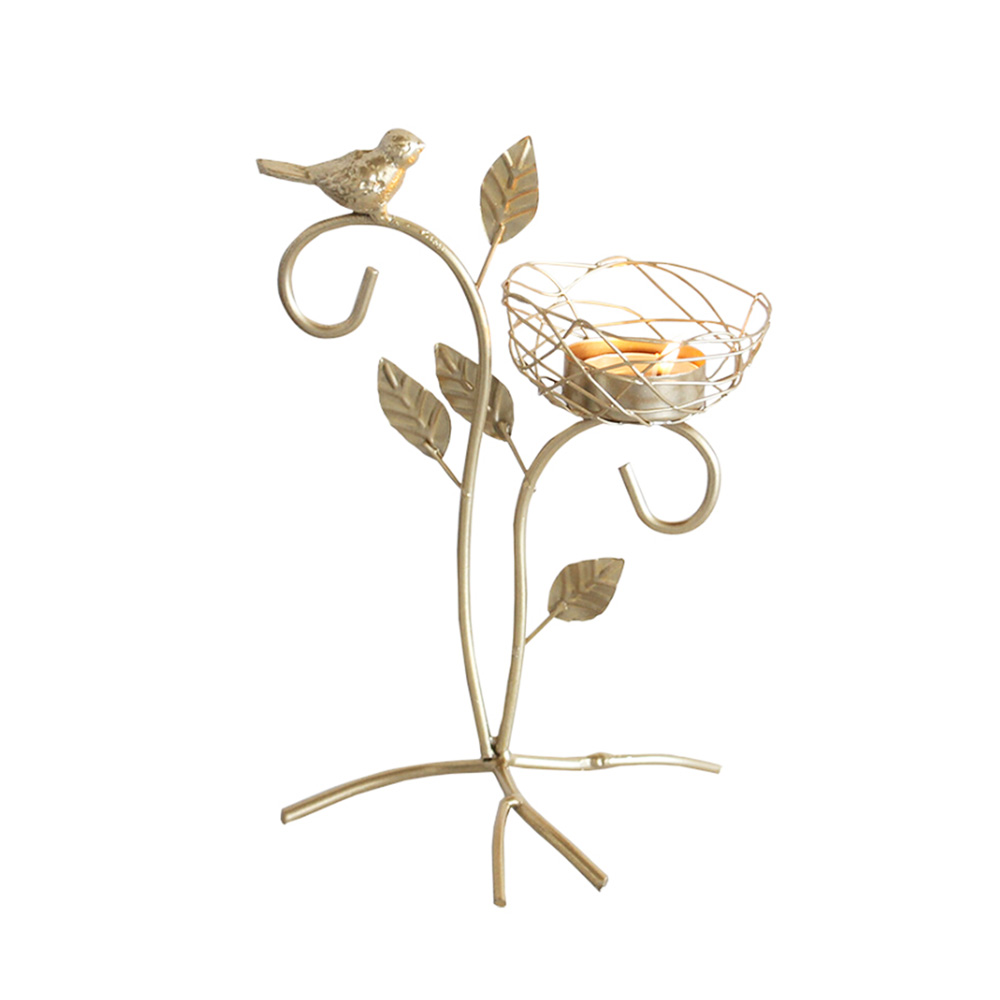 belupai Nordic Wrought Iron Candlestick Golden Bird Scented Candleholder Wedding Dining Table Decoration Candle Stand belupai Nordic Wrought Iron Candlestick Golden Bird Scented Candleholder Wedding Dining Table Decoration Candle Stand