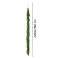 thumbnail image 2 of Artificial Christmas Wreath and Garland Set for Front Door Indoor Outdoor Decor, Xmas Greenery with Lifelike Pine for Holiday Wedding Party Staircase and Wall Decoration, 2 of 3
