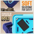 thumbnail image 5 of For Lenovo Tab M11/K11 LTE TB-330FU 11 inch Case, 360 Rotatable Handle Stand, Shoulder Strap, Drop-Proof Design, NavyBlue Blue, 5 of 7