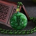 thumbnail image 6 of HOOUN Classic Natural Chinese Agate Pendant Jade Necklace Blessing Lucky Amulet Gifts-A19, 6 of 9