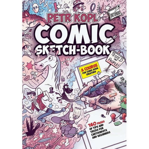 Collectible Comic Sketch Book - A Course For Comic Book Creators: Tips and Tricks For Cartoonists And Beginners, (Paperback)