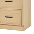 thumbnail image 5 of Ariel Kelly 67 Inch Single Rectangular Sink Bathroom Vanity With Italian Carrara Marble Countertop 1.5 Inch Edge In Oak, 5 of 12