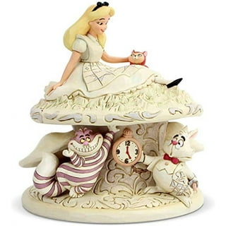 Alice in Wonderland Set 6 Ornaments PVC Figure Figurine Charms 4” 