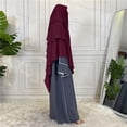 thumbnail image 4 of Chapeau Froissé Uni pour Femmes avec Hijab Ethnique Musulman, 4 of 4
