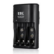 EBL Battery Charger for AA AAA 9V Ni-MH Ni-CD Rechargeable Batteries