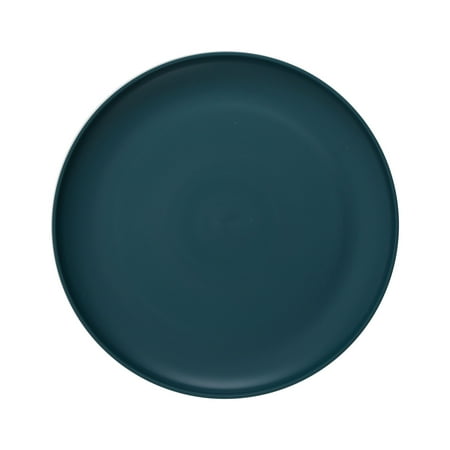 Mainstays - Dark Green Round Plastic Plate, 10.5-Inch