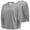 Gray, variant on Boys V-Neck Long Sleeve Jersey Athletic Sports Shirt Solid Color Uniform Top for School Gym Workout Practice (Purple,12-13 Years)