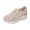 Beige, variant on Rhinestones On Shoes for Women 2026 Wedge Dressy Mesh Walking Shoes Fashion Breathable Bling Sparkly Sneakers Ballroom Jazz Latin Dance Sock Sneakers Comfortable Casual Loafers