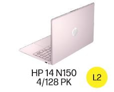 HP Stream 14 inch Win 11 Laptop Intel Processor N150 4GB 128GB eMMC Pink (12-mo. Microsoft 365 included)