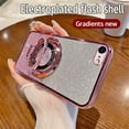 thumbnail image 7 of Case for iPhone SE 2020 Case Glitter [Compatible with Magsafe],with Stand Sparkly Slim TPU Shockproof Protective Cover for Girls Women Phone Case for iPhone 8/7 /SE 2020 Bling Pink DS, 7 of 7