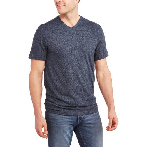 Faded glory men's v neck t shirts Clearance