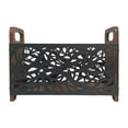 thumbnail image 1 of DOLITY Magazine Holder Folder Organizer Bin for Desktop File Storage Basket Wood Magazine Rack for Books Mails Magazines Toys Snacks Leaf, 1 of 9